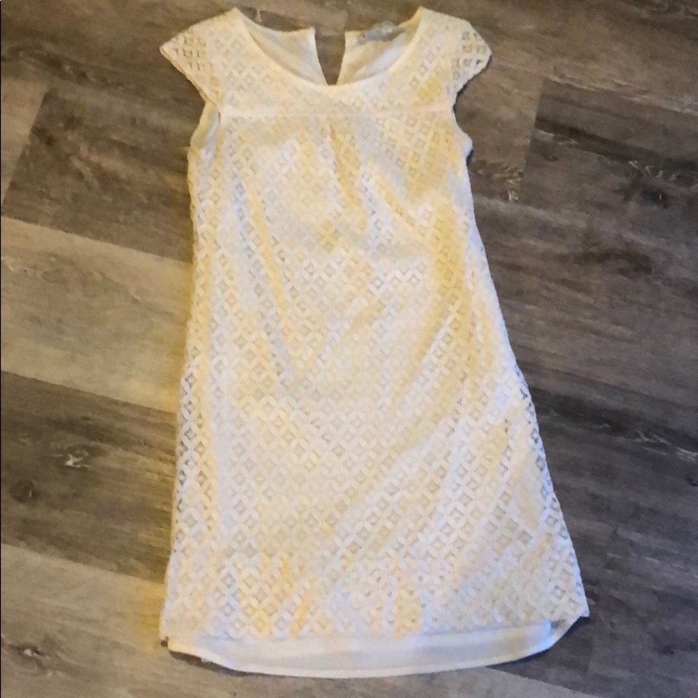 Offwhite lace dress from Francesca’s